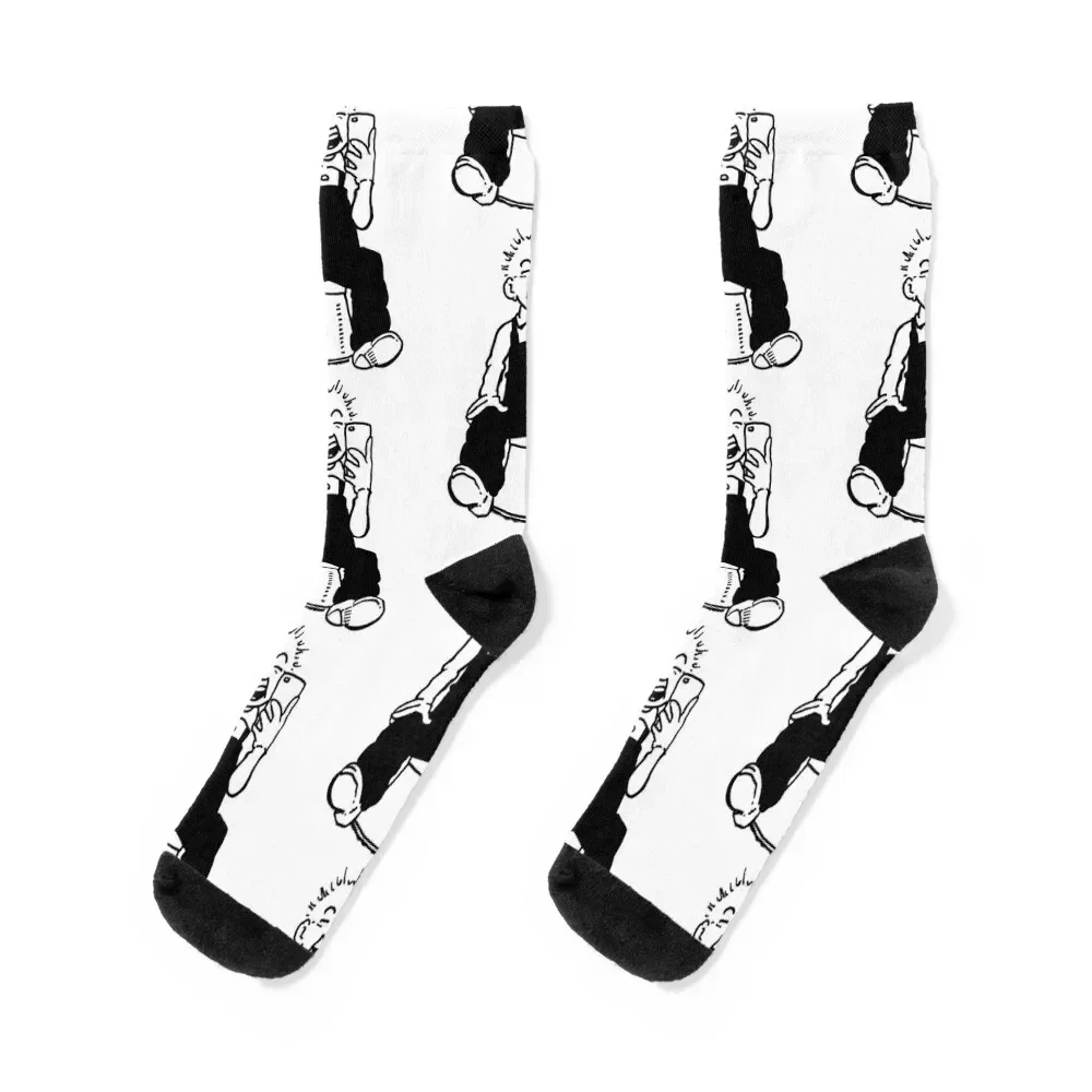 

Oor Wullie Selfie Socks happy hiphop tennis Woman Socks Men's