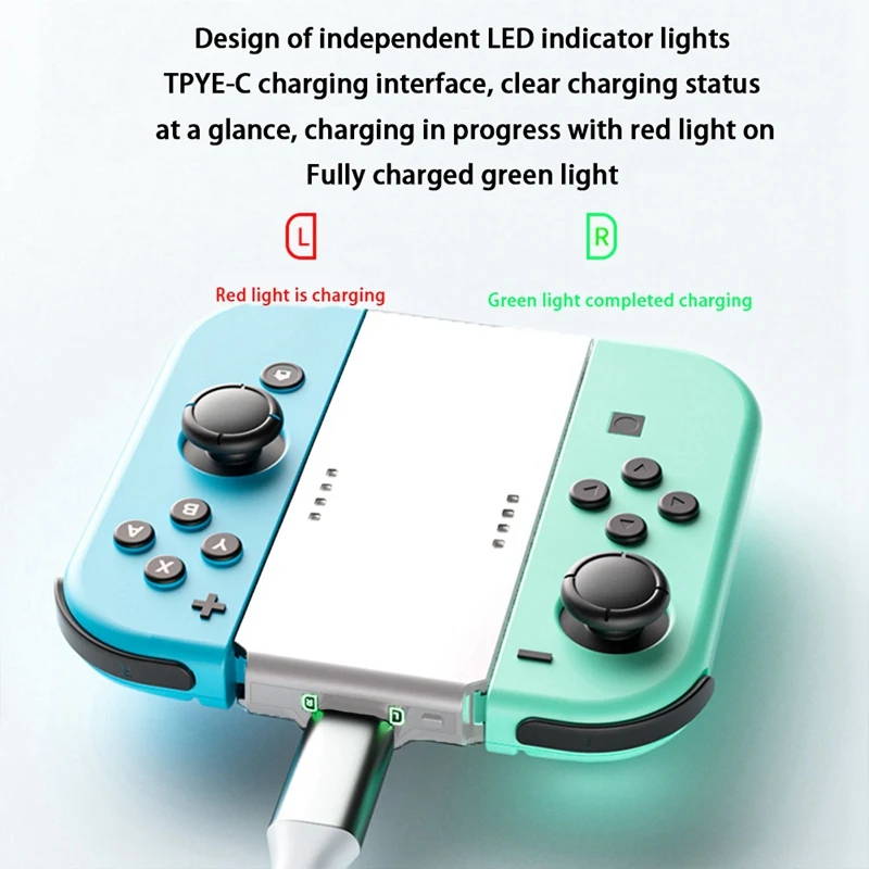 أفضل لمقبض شحن Joycon للتبديل مع محطة شحن مستطيلة الشكل