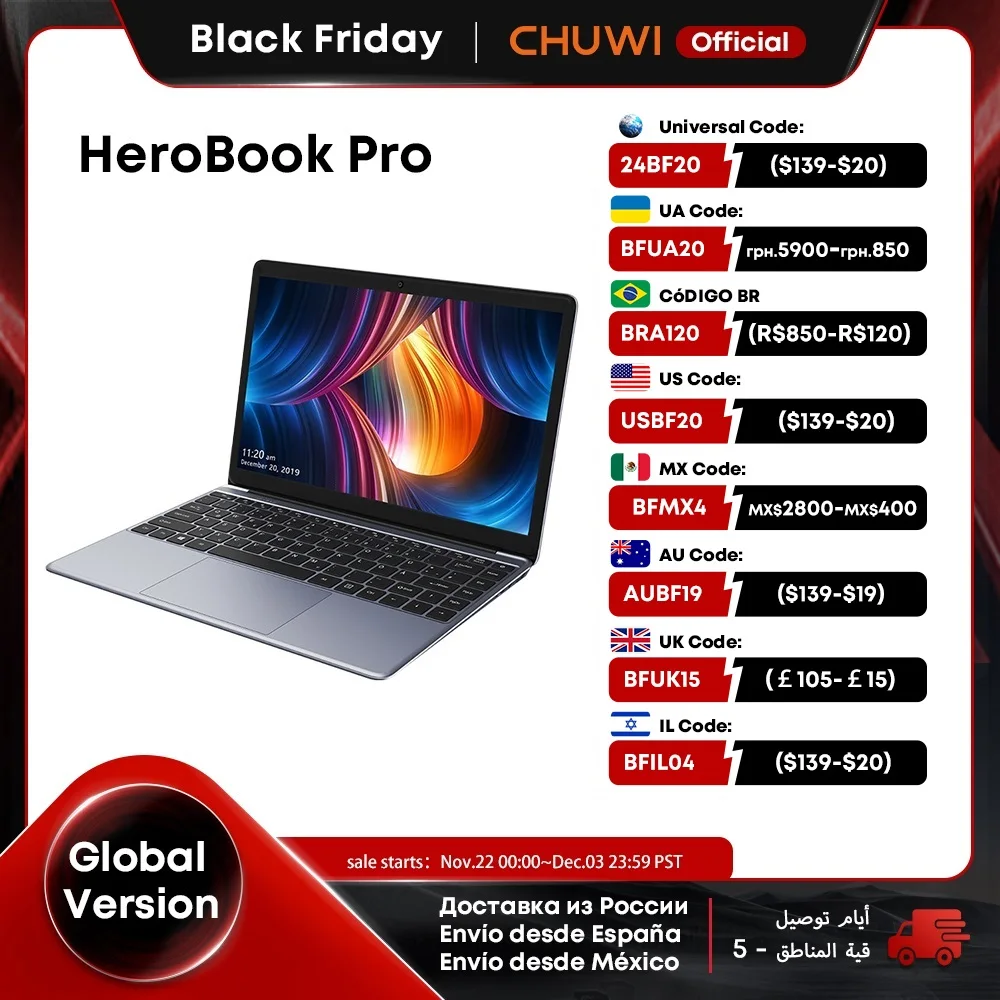 CHUWI HeroBook Pro 14.1