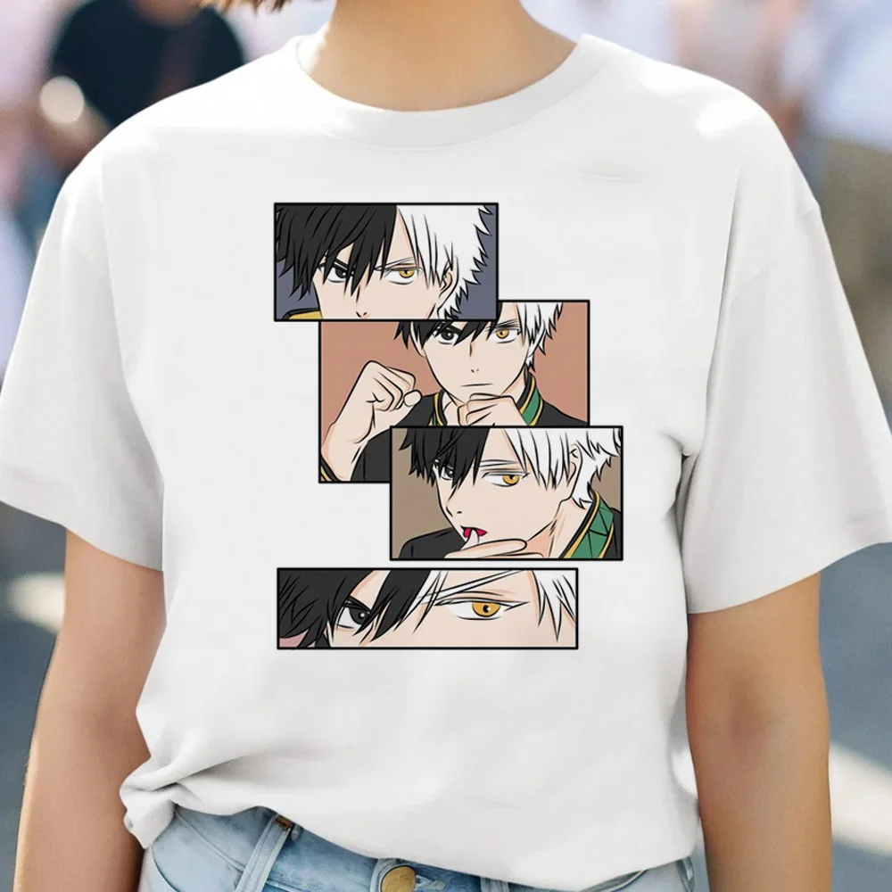 Japanese Anime Wind Breaker T Shirt Men Women Kawaii Cartoon Graphic Tees 5