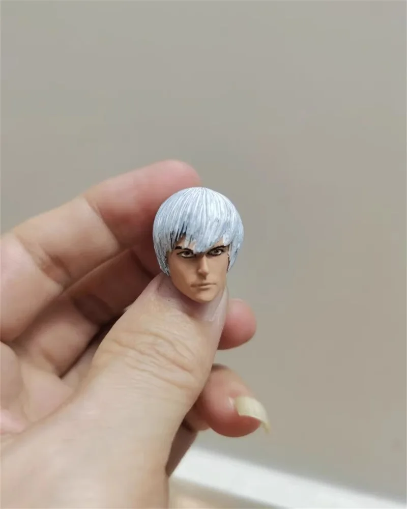 

Little 1/12 Scale Male Soldier Tough Guy Trendy Head Carving Sculpture Model Toy Fit 6'' Action Figures Body In Stock