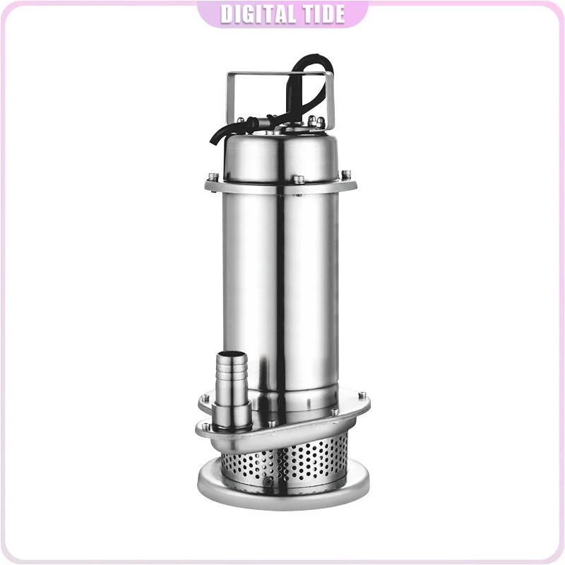 

Water Submersible Pump 220V Sewage Pumps Agricultural Resistant Water Pump 304 Stainless Steel Household Irrigation Sewage Pumps
