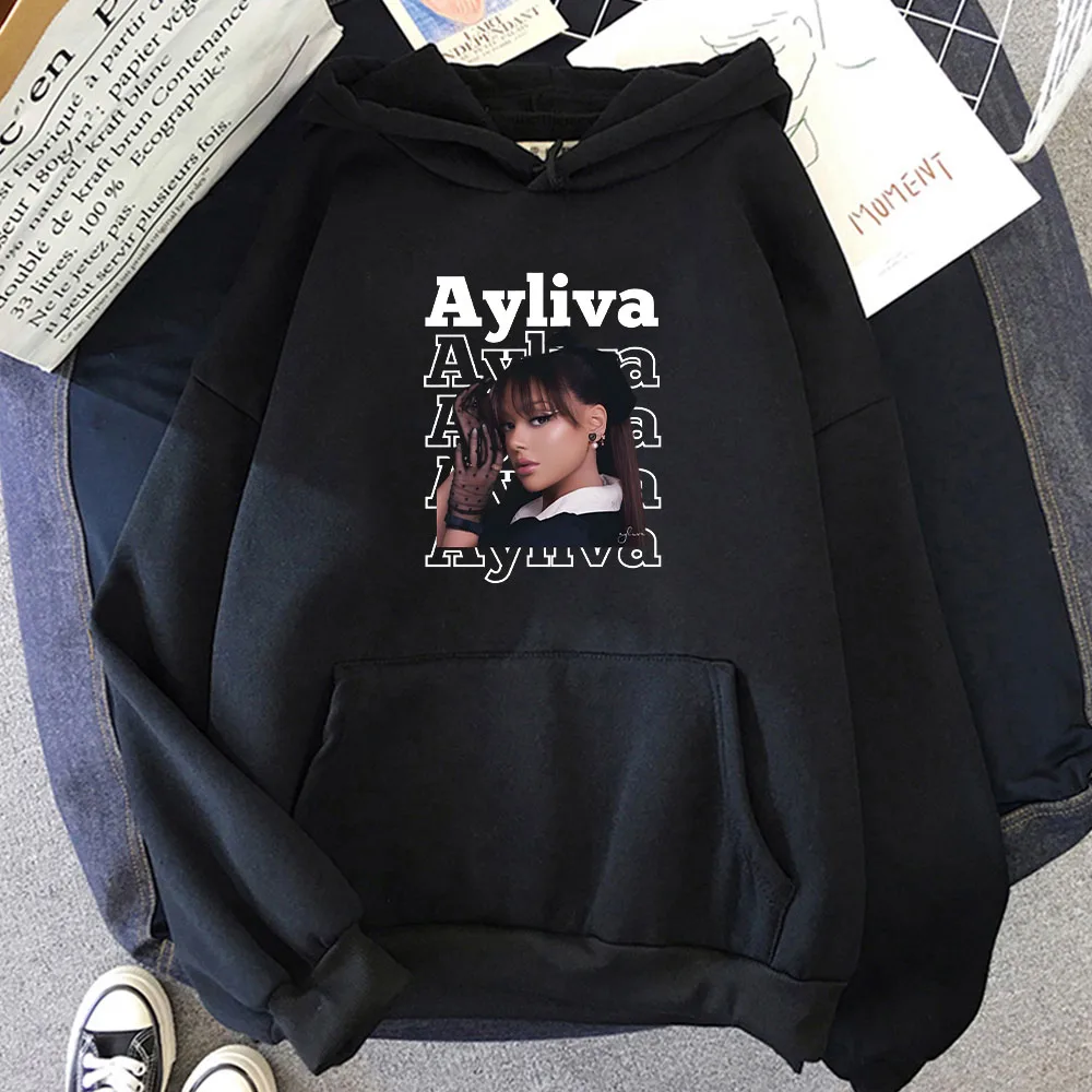 

Harajuku Ayliva Hoodie Sweet Fashion Sweatshirt Trendy Graphic Printing Clothing Women Men Long Sleeves Fleece Hooded Pullover