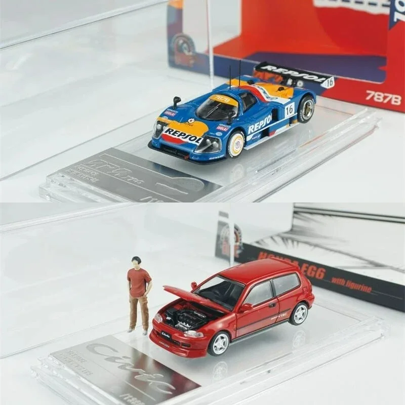 

(Предзаказ) BMC 1:64 EG6 - RED ID с рисунком RHD / 787B Repsol APA xpo 2025 Литая под давлением модель коллекционной машины 64B0482/42