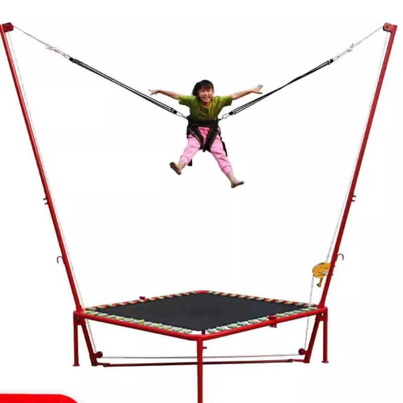 Trampoline outdoor folding indoor children's park stall trampoline bungee bed home trampoline