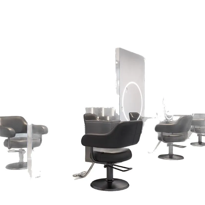 

Hair cutting mirror hair salon single and double sided floor-to-ceiling mirror stand hairdresser