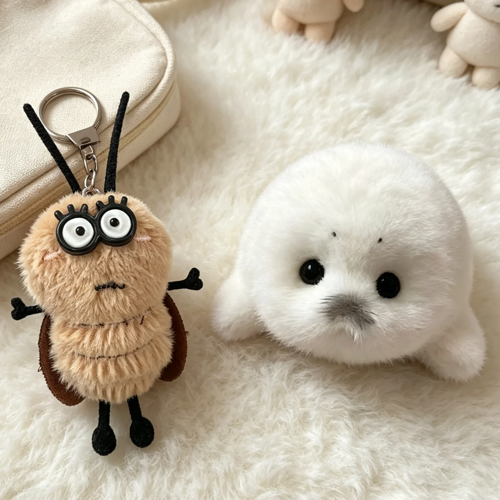 Cute Baby Seal Doll Plush Toy Pendant Simulation Ocean Toy Souvenir Seal Pendant Gift Doll Bag Pendant