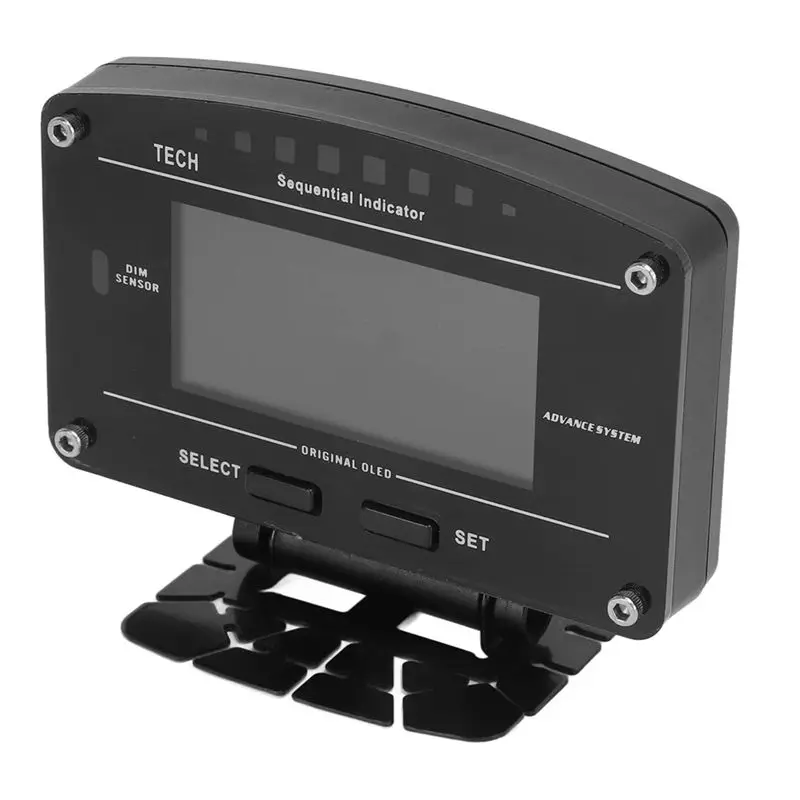 OLED Display Dashboard Multi-Function Race Dash Panel Board 11000RPM Racing Gauge Obdll Bluetooth Connectivity-ABQF