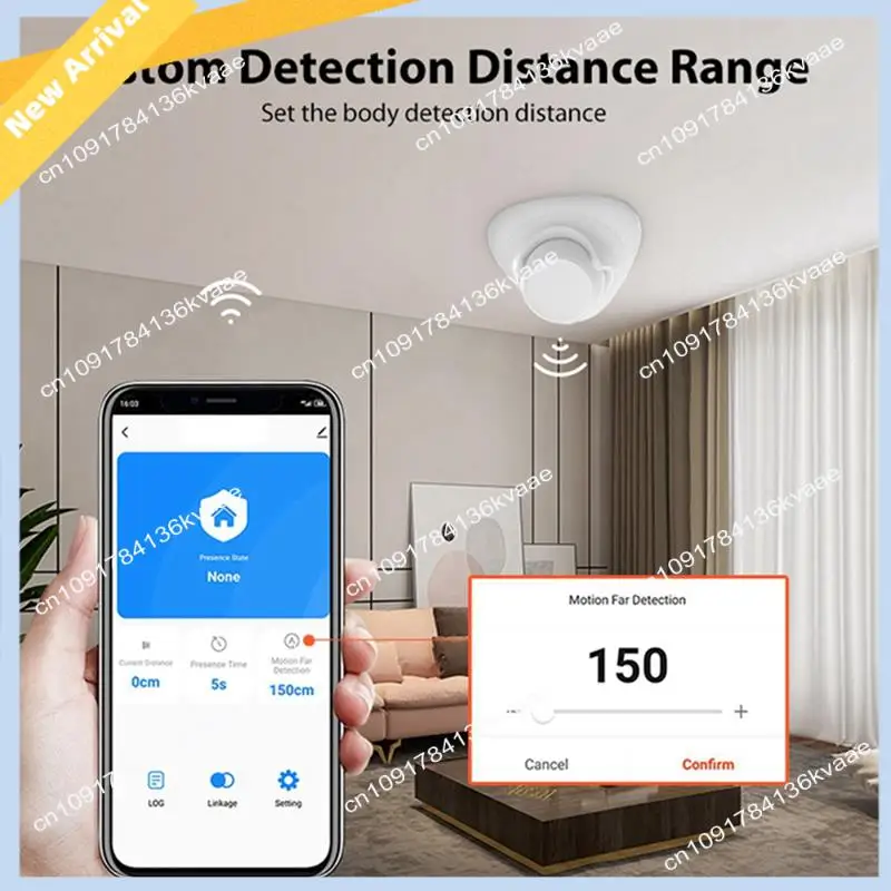 M01K Tuya Zigbee Wifi Human Presence Detector 24Ghz Radar Detector Microwave Wireless Easy To Use