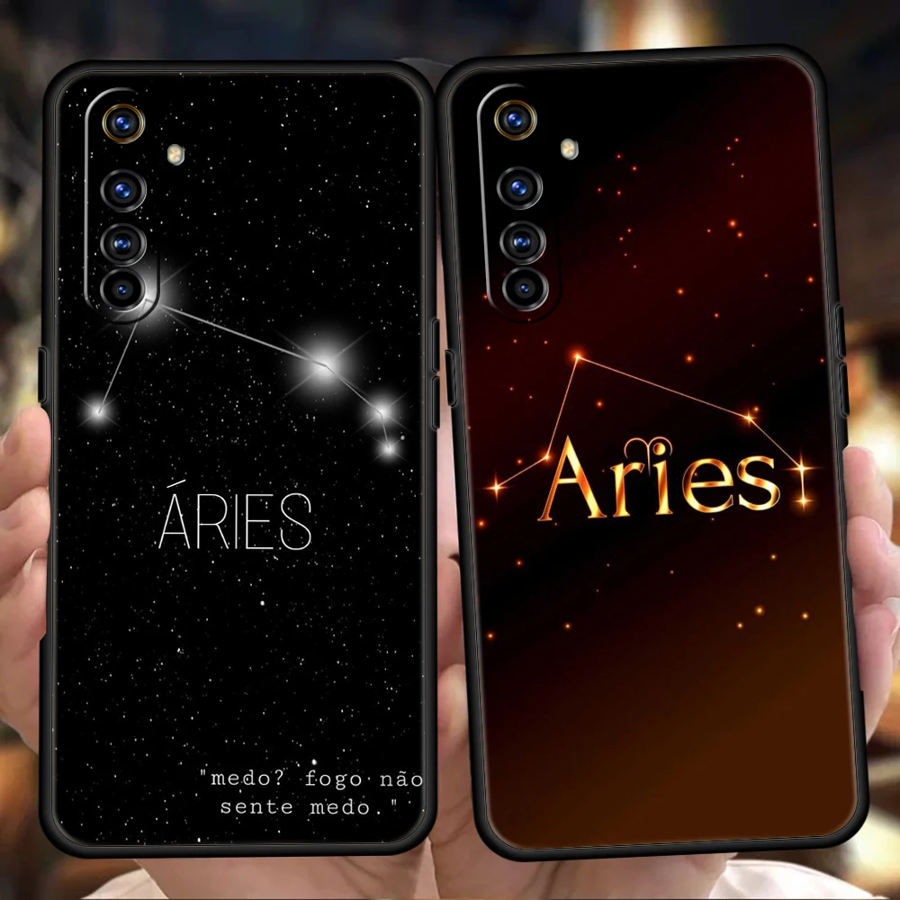 Constellation Virgo Aries Phone Case For Oppo A3S A15 A17 A31 A95 Find X5 X6 Pro A54 A53 A52 Reno 6 7 8 SE Z Pro 5G Soft Cover