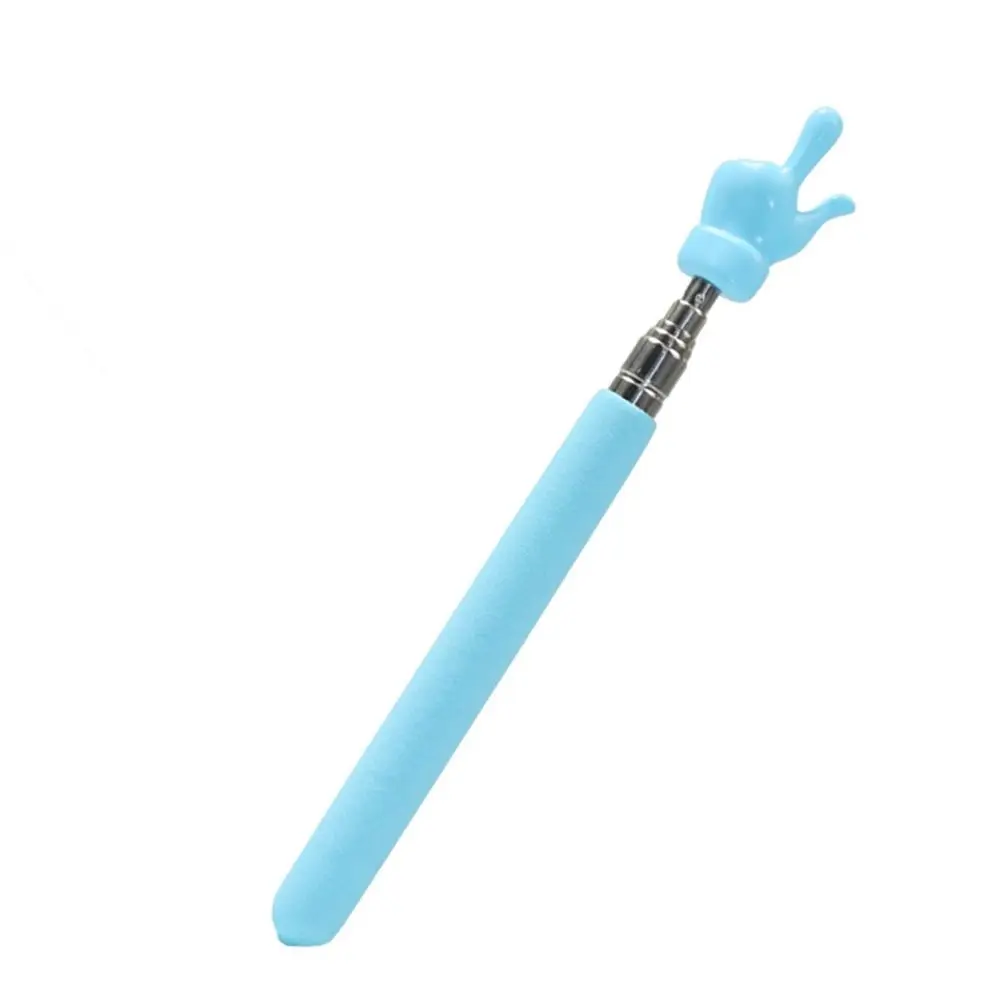 Afbeelding 4: Veelkleurige Schattige Vinger Leraar 'S Speciale Pointer Professionele Roestvrijstalen Schoolbord Leesgids Mode Lesgeven Stick