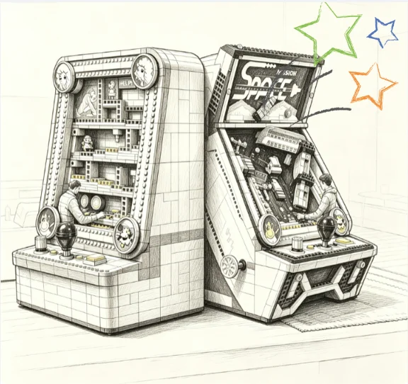 2026 New Fun and Interesting Arcade Toy Models, Furniture Decorations, and Adult Collages for Collecting Holiday Gifts