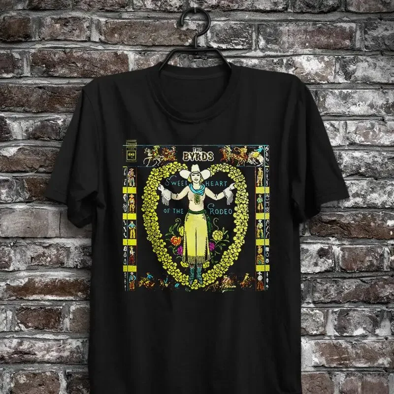 New The Byrds Sweet Heart Of Rodeo Roger McGuinn Gene Clark David Crosby T S shirt