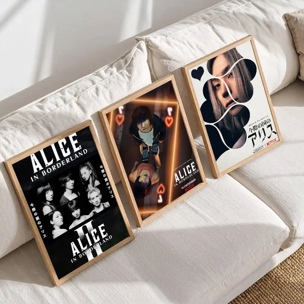 1 قطعة التلفزيون الساخن أليس في بوردرلاند المشارك طباعة لغرفة النوم غرفة المعيشة ديكور المنزل اللوحة جدار الفن HD صورة جدارية