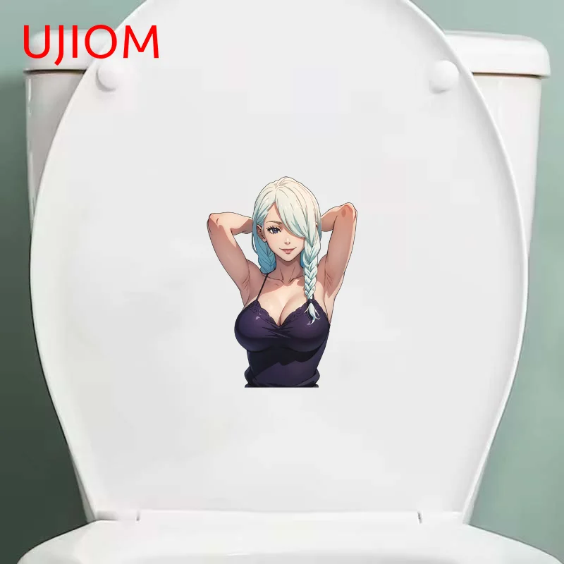 UJIOM Alluring Meimei Waifu Wall Sticker Eye Catching Design High Quality Kitchen Decal Suitable For Wardrobe Vestibulec Decor