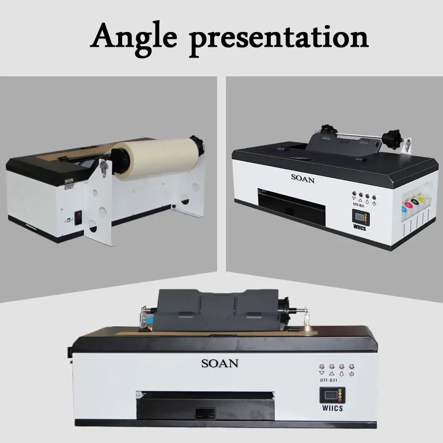 Digital 30cm T-shirt Inkjet A3 Textile Printer Transfer Printing Machines Dtf Printer For Small Business