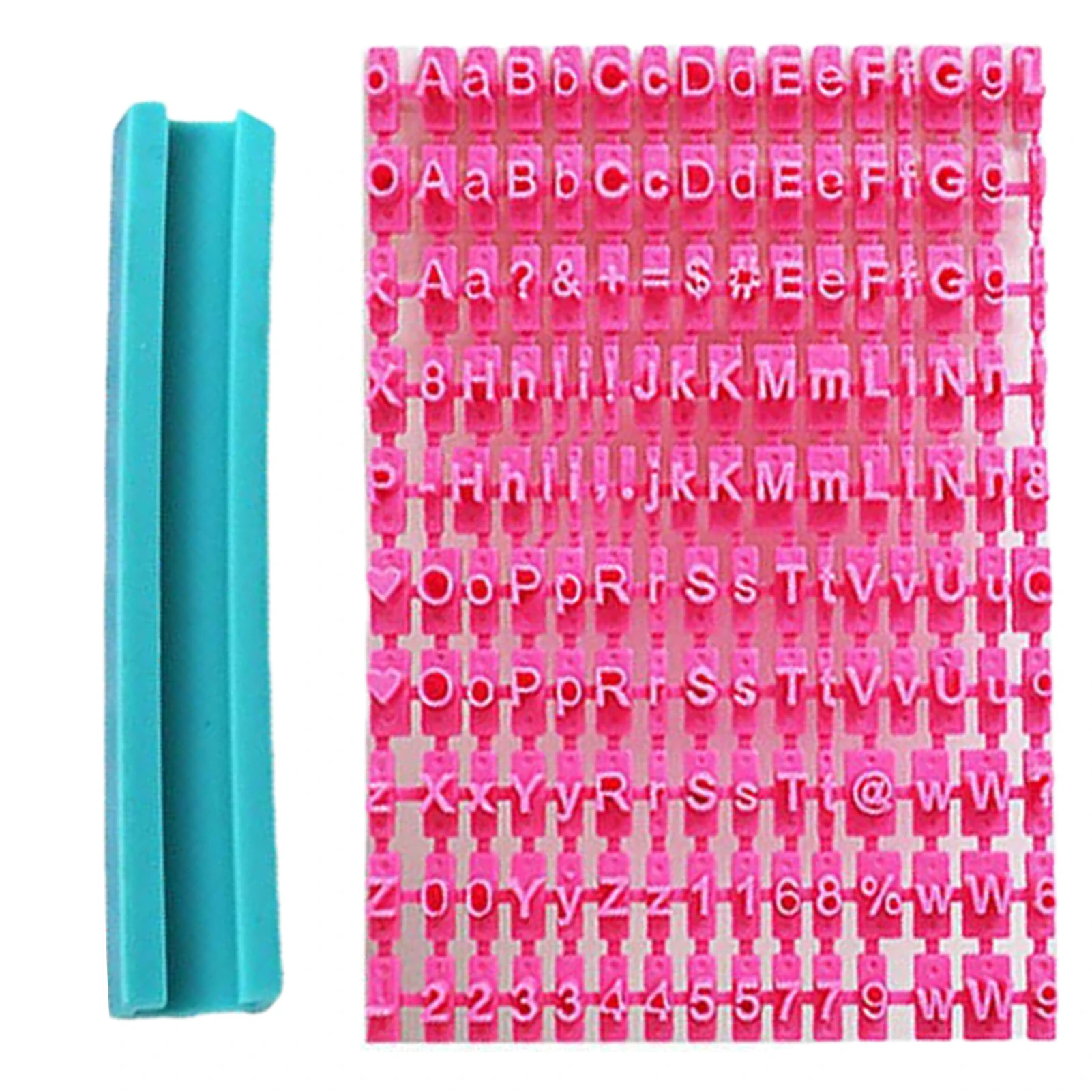 

New Alphabet Number Letter Biscuits Mold Pottery Press Stamp Baking Mould DIY Printing Embossing Mold Cookie Cutter Cake Tools