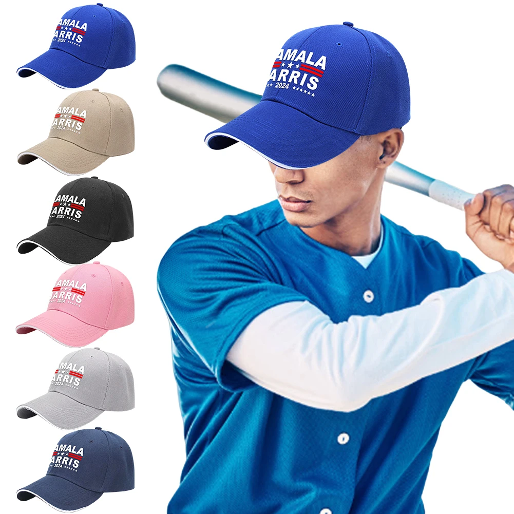 Kamala Harris Baseball Cap Unisex Baseball Hoed Ademend Politieke Papa Hoed Verstelbare President Verkiezing Hoed voor Mannen Vrouwen