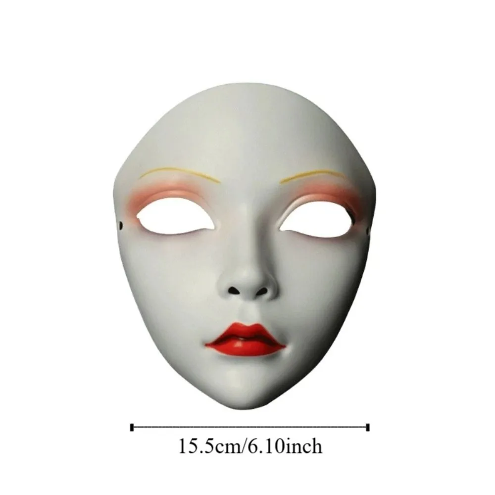 Party Wear Accessories Full Face Cosplay Geisha Mask Flower Spooky Hanfu Cosplay Mask Masquerade Funny Japanese Mask Toy Show
