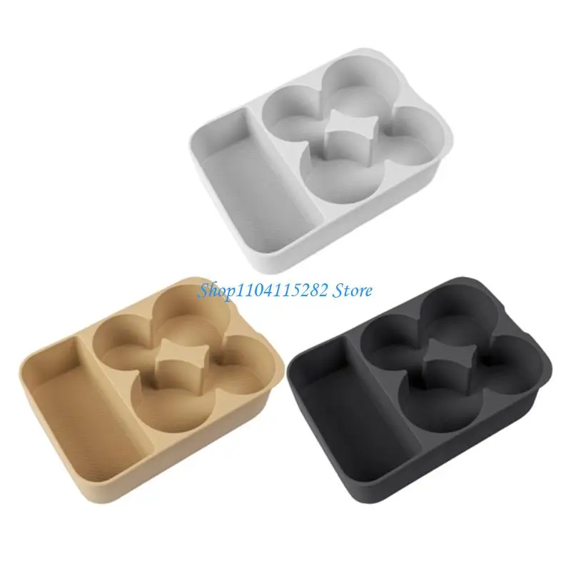 

A2BF Car Refrigerator Silicone Insert Secure Drink Holders Strong Automotive Organizers Not Slip Surfaces for BYD Super