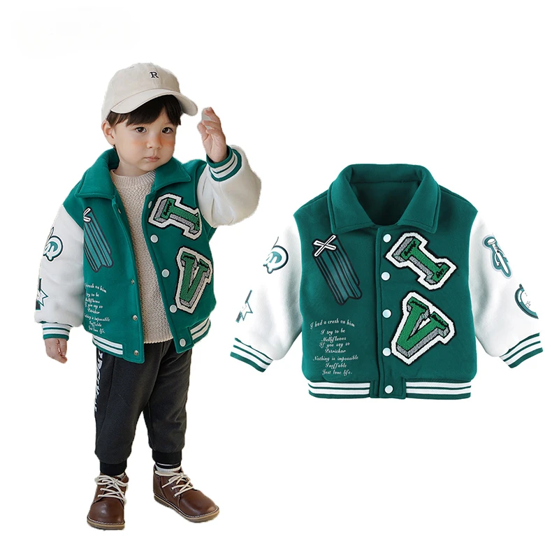 2-7 Year Cotton Parkas Kids Jacket Letter Jacket for Girls Cotton Coat for Girls 2024 Fashion Jacket for Boy Children's Clothing