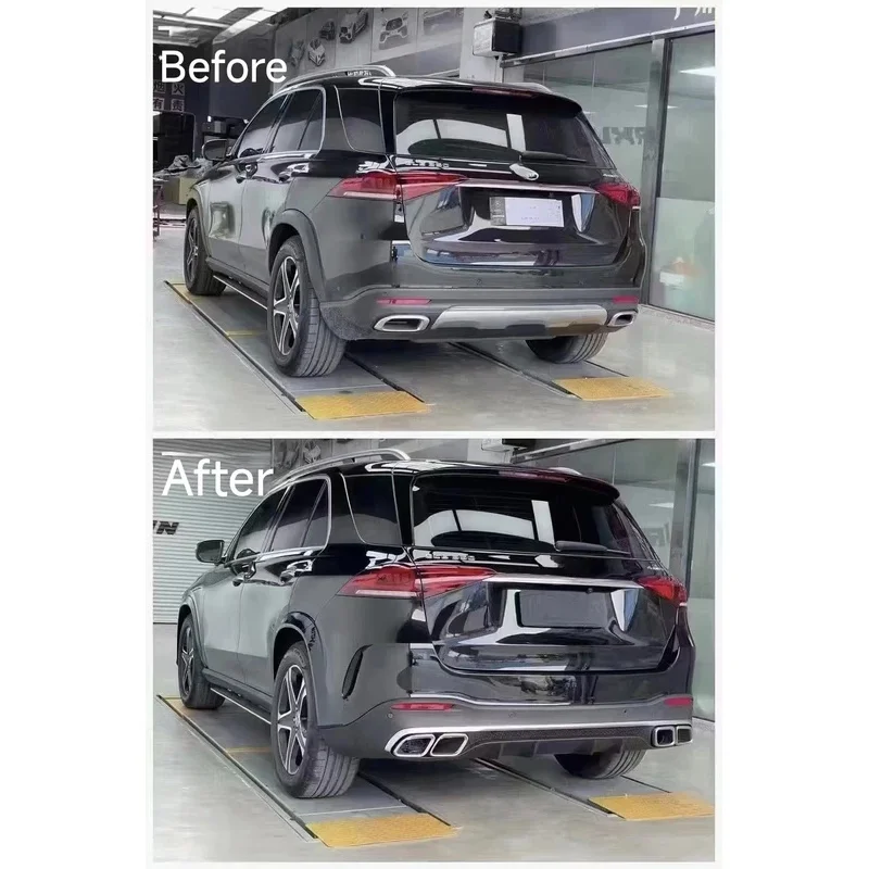 

For body kit of the new popular GLC class W253 car bumpers led headlights taillights assembly