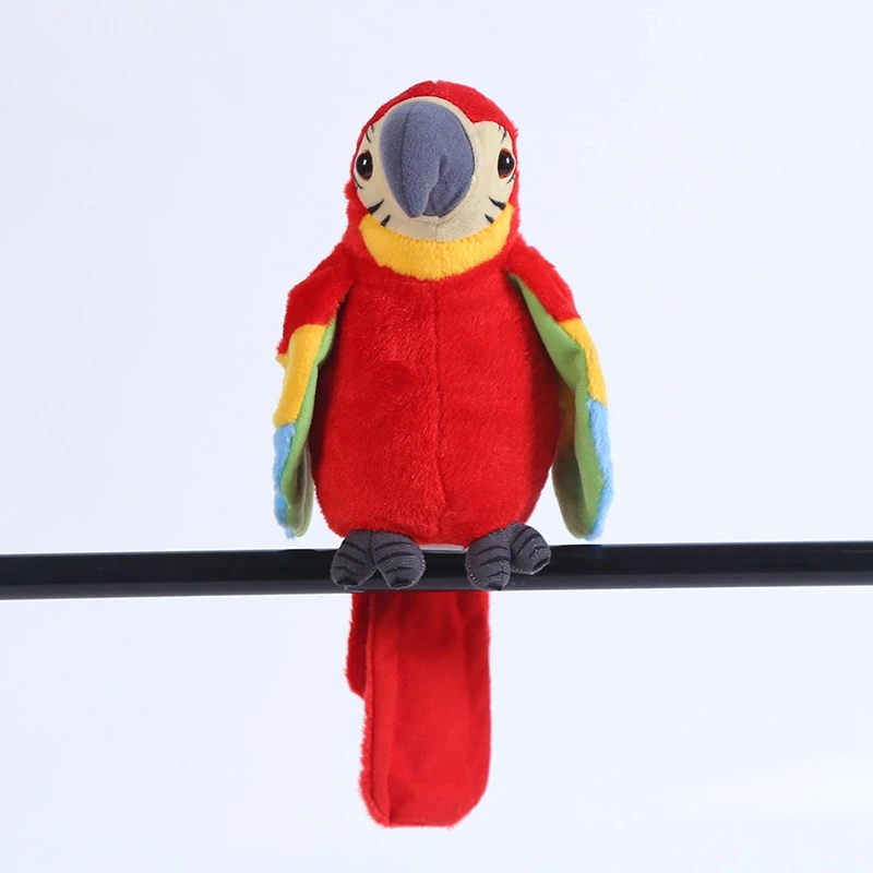 Talking Parrot Plush Electronic Bird Pet For Kids Early Education Toy