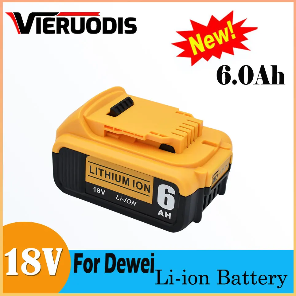 For dewalt 20V 5.0Ah battery compatible dewalt Cordless screwdriver drill Screw gun wrench impact batteries DCB203 DCB181 DCD790