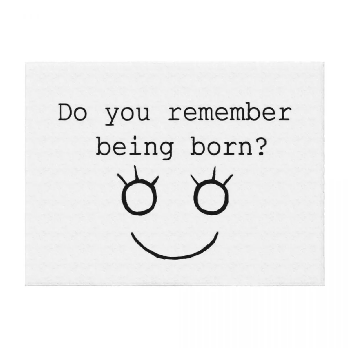 

Do you remember being born Throw Blanket Soft Plush Plaid Stuffeds Winter beds anime Blankets