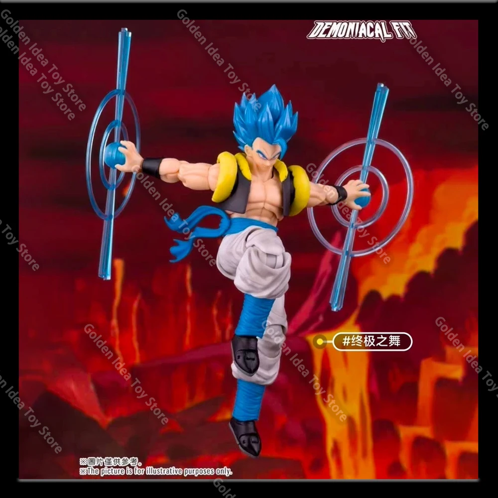 

В наличии Demoniacal Fit Gogeta Dragon Ball Z Фигурка SHF Gogeta Super Saiyan Фигурка Аниме Коллекционная модель игрушки в подарок