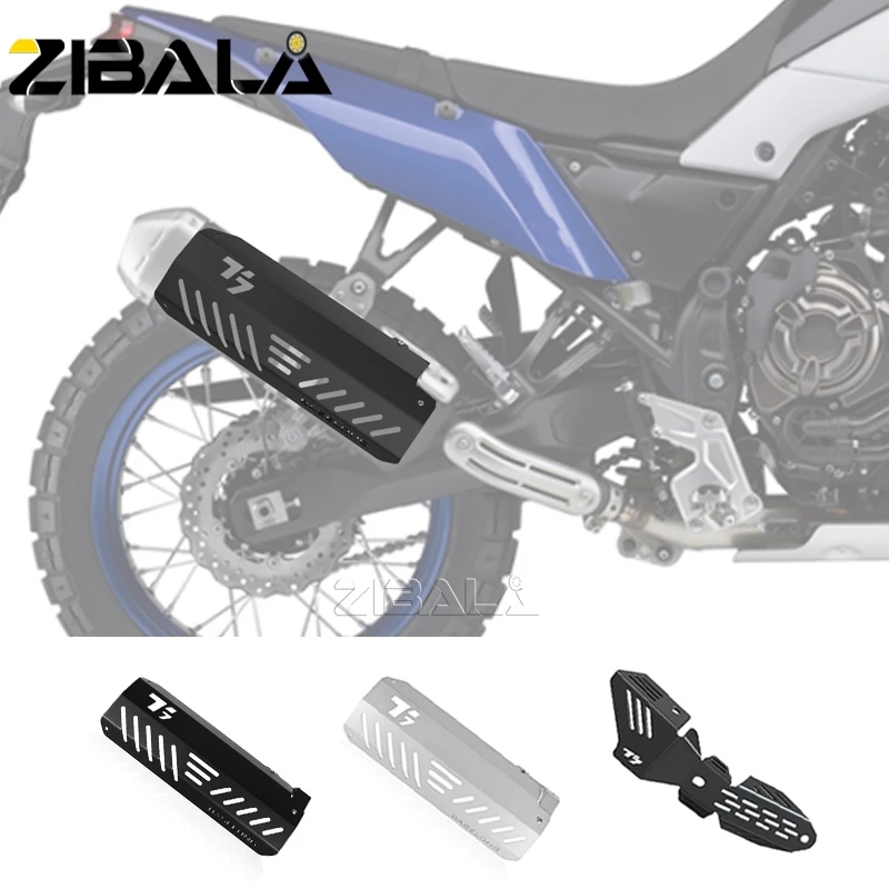 

2019-2024 Accessories For Yamaha Tenere 700 Rally World Raid Tenere700 XTZ700 Exhaust Pipe Heat Shield Muffler Protector Guard