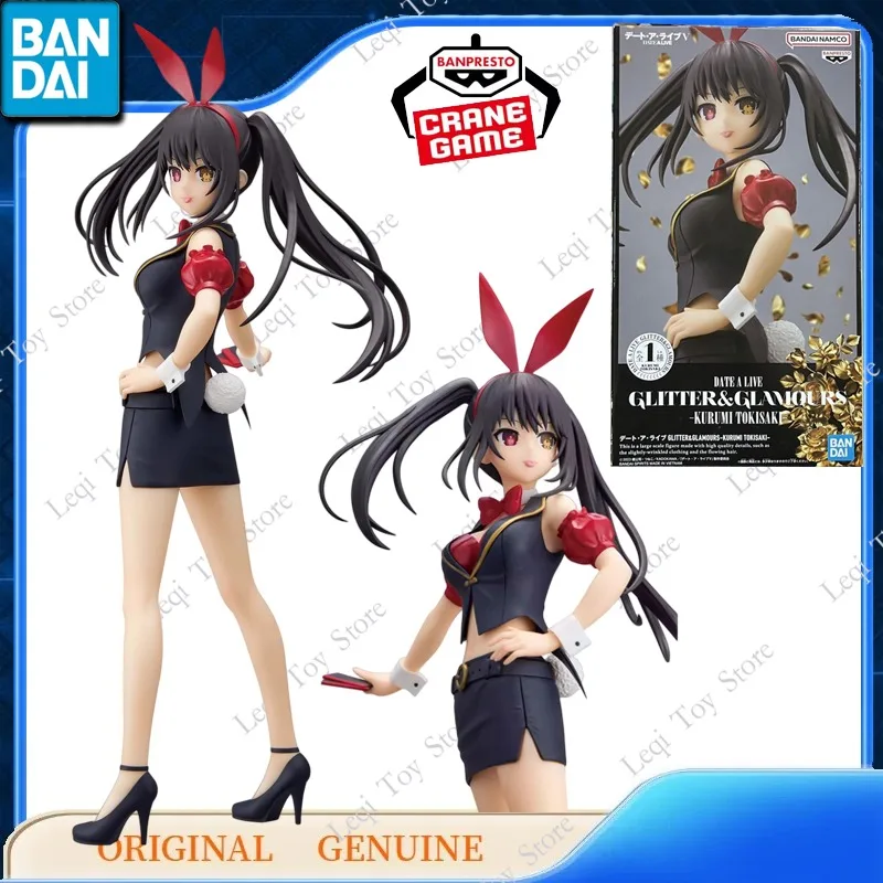 

Bandai Original Genuine BANPRESTO DATE A LIVE GLITTER GLAMOURS KURUMI TOKISAKI Action Anime Figures Toys Gift Model Ornaments