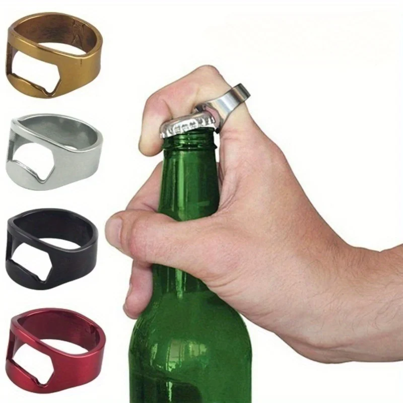 

Multi-Functional Stainless Steel Colorful Ring-Shape Opener Beer Bottle Opener