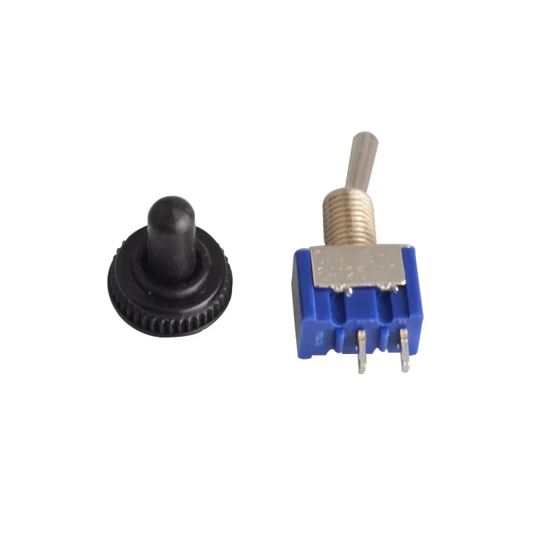 6mm toggle switch with waterproof cover 2Pin