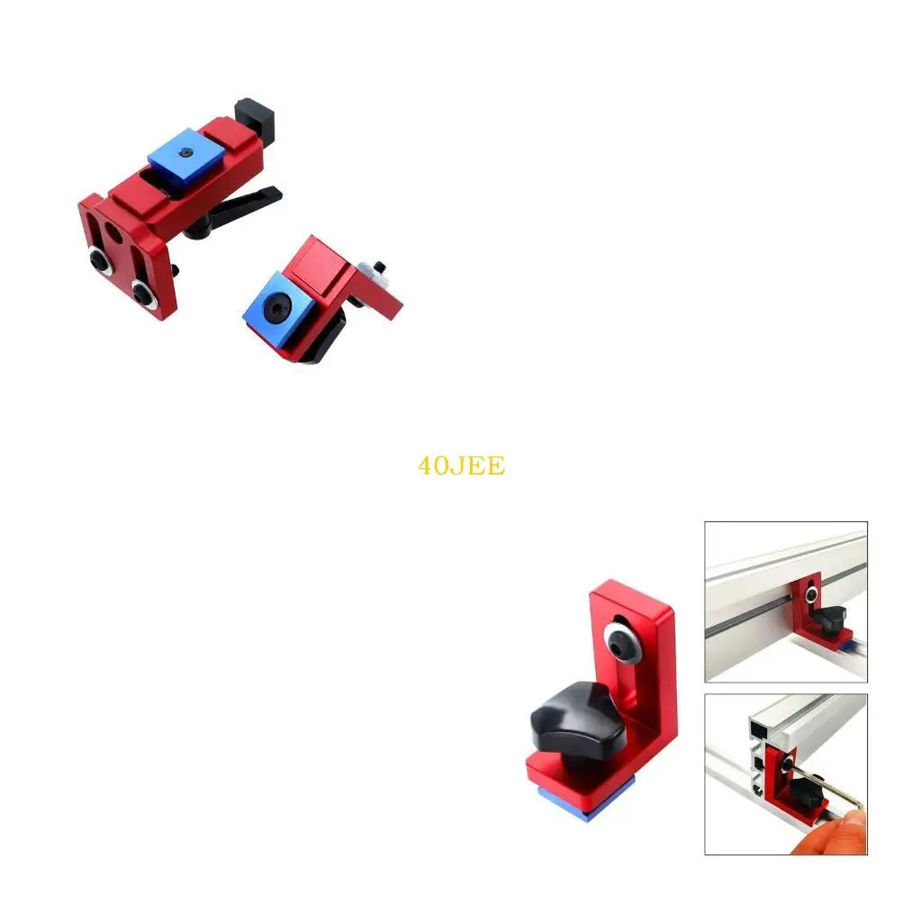 

40JE 35/45 T-Slot Track Stop Sliding Miter Gauge Connector Retainer Locator for Woodworking
