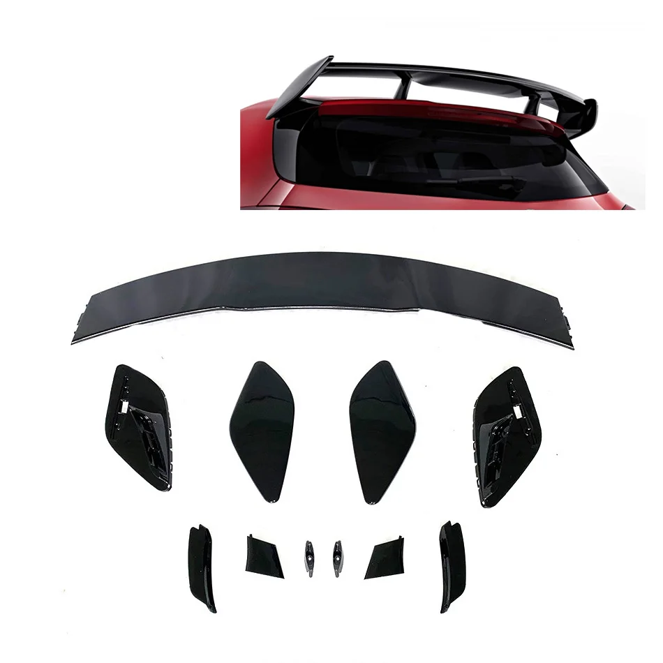 

ABS Material Rear Spoiler Racing Tail Roof Wings For - W176 A180 A200 A250 A45 AMG 2013-2017 A Style