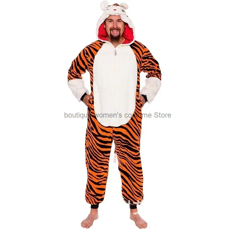 Weihnachten Cosplay Erwachsenen Cartoon Truthahn Pyjama Rentier Schneemann Flanell Nachtwäsche Overall Kostüm Halloween Karneval Party Anzug