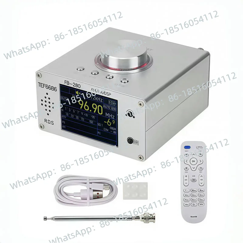 

DIY Desktop Radio TEF6686 Full Band Antique DSP RDS AM FM Infrared Remote Control