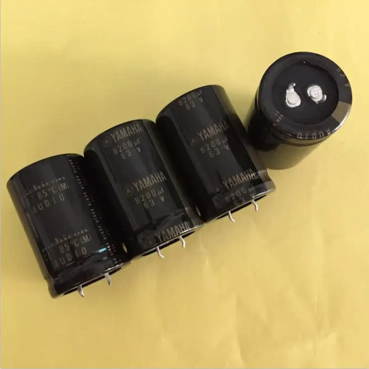 4Pcs New Yamaha YAMAHA custom Nikon 8200UF 63V gold word audio filter capacitor