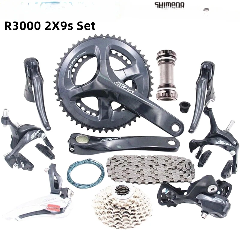 

Sora Big Set R3000 Big Set Road Bike Variable Speed Big Set 2 × 9 Speed Road Bike Starter Kit