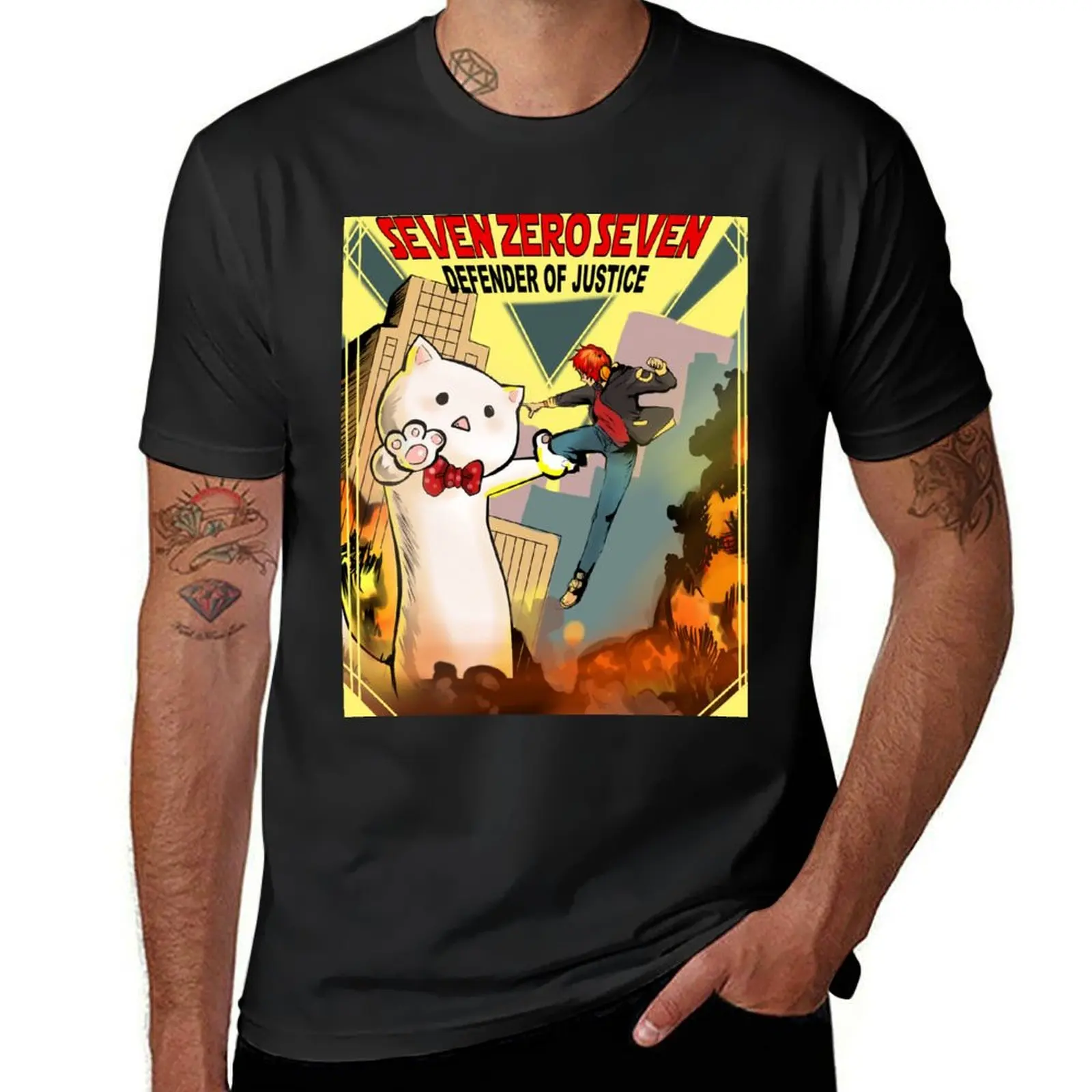 

SEVEN ZERO SEVEN Mystic Messenger Collection T-Shirt anime summer clothes quick drying shirts graphic tees men t shirts