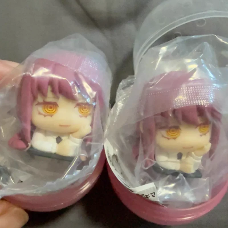 Genuine Chainsaw Man Sleeping Doll Gashapon Anime Character Figures Pochita Denji Makima Cute Toy Model Desktop Collection Gift view 2