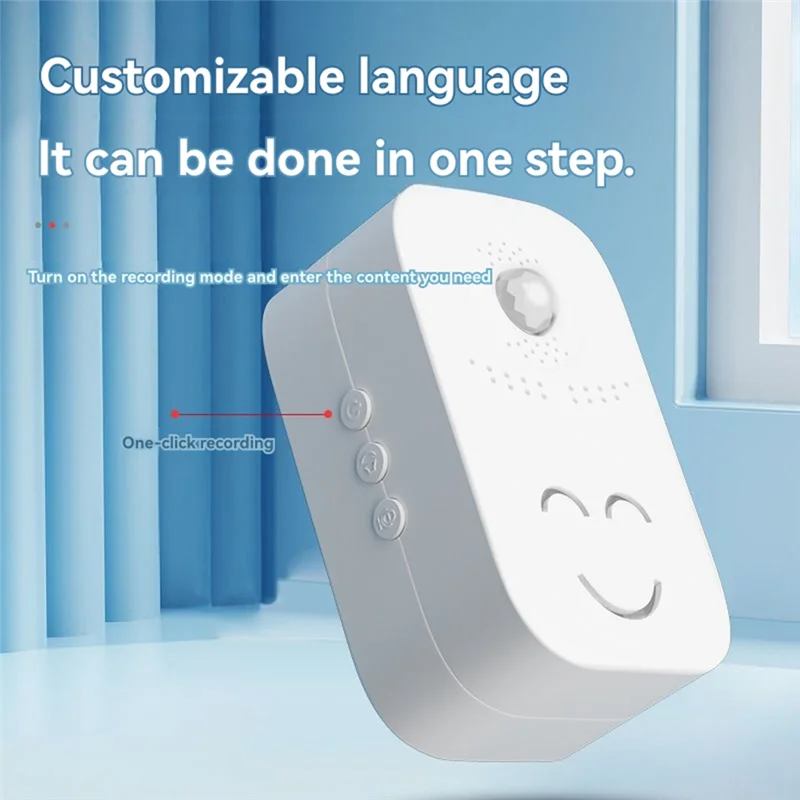 FFYY-sensor de timbre de bienvenida, puerta de entrada de supermercado, Dingdong Ding Dong, sistema de alarma de recordatorio de voz para entrar en la tienda