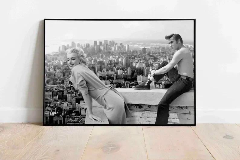 Elvis Presley Vintage Musician Teacher Vintage Posters And Prints Canvas Panting Wall Art For Room Home Decor