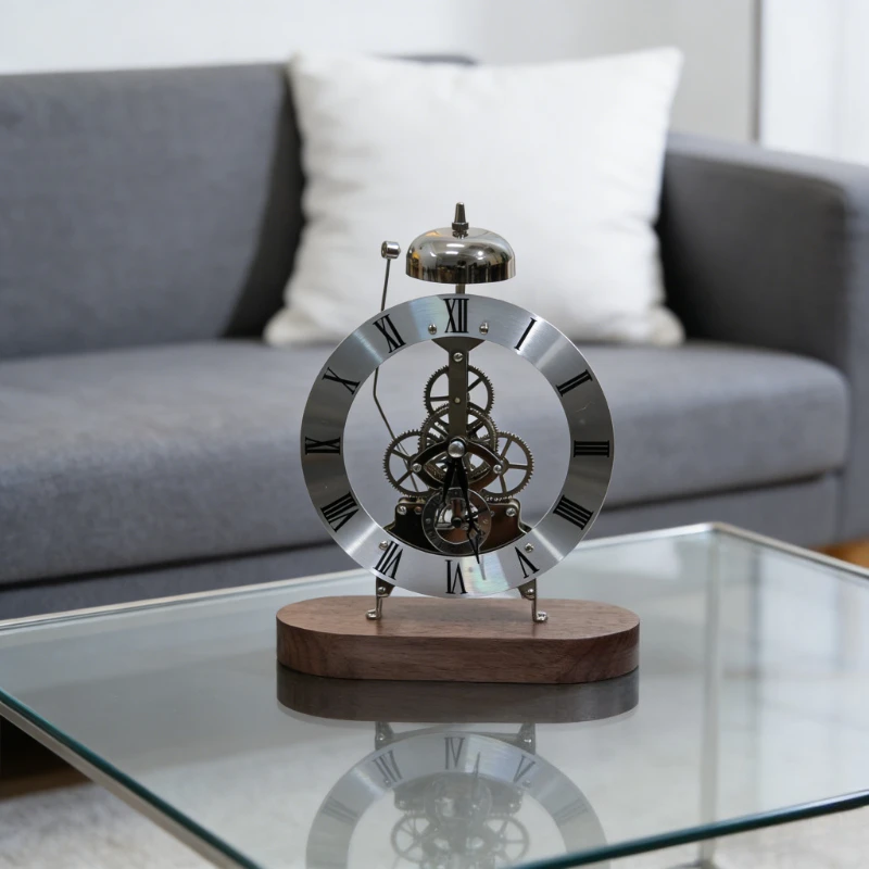 

Table Clock Gear Modern Aesthetic Luxury Desk Clocks Living Room Office Mechanism Table Clock Nordic Home Decoration Gift