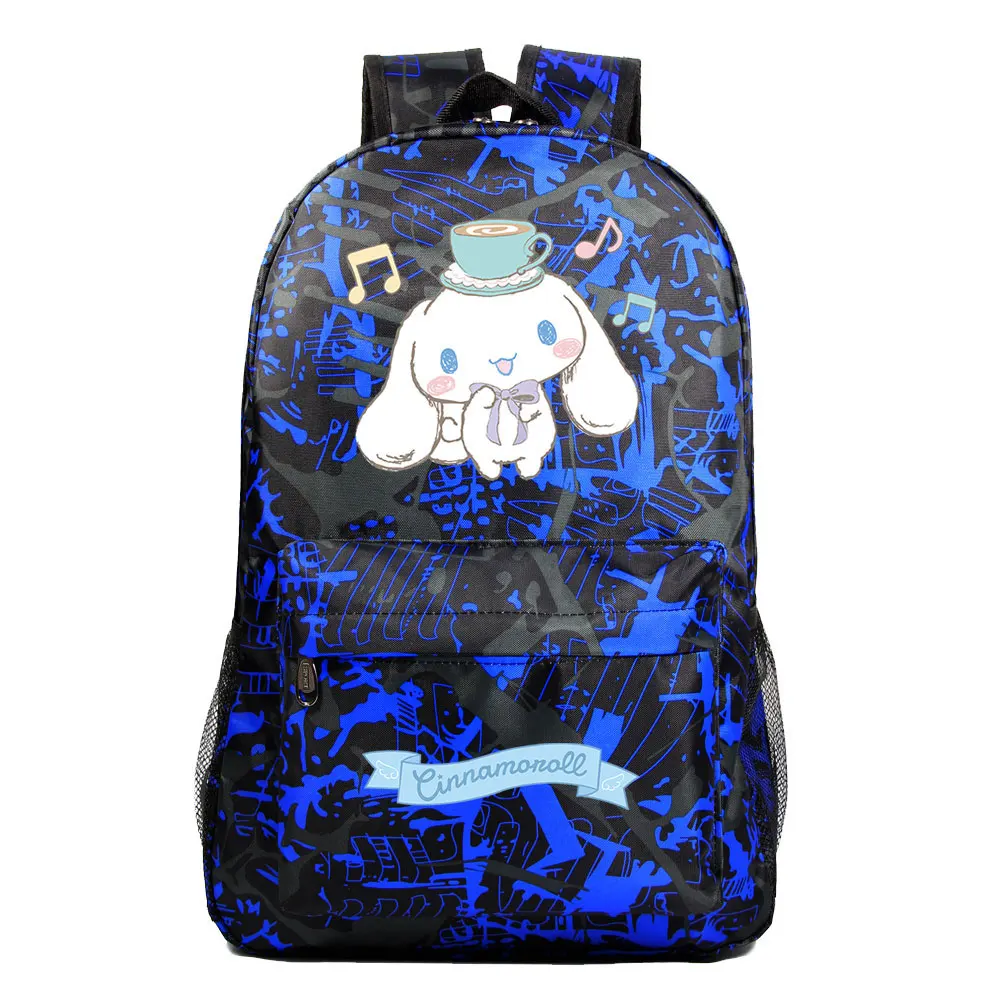 New Kawaii Cinnamoroll Boys Girls Kids Book Bags Bagpack Teenagers Schoolbag Student Laptop Travel Backpacks