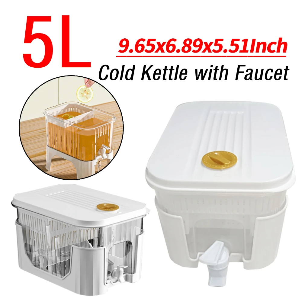 5L Water Pitcher Wi…