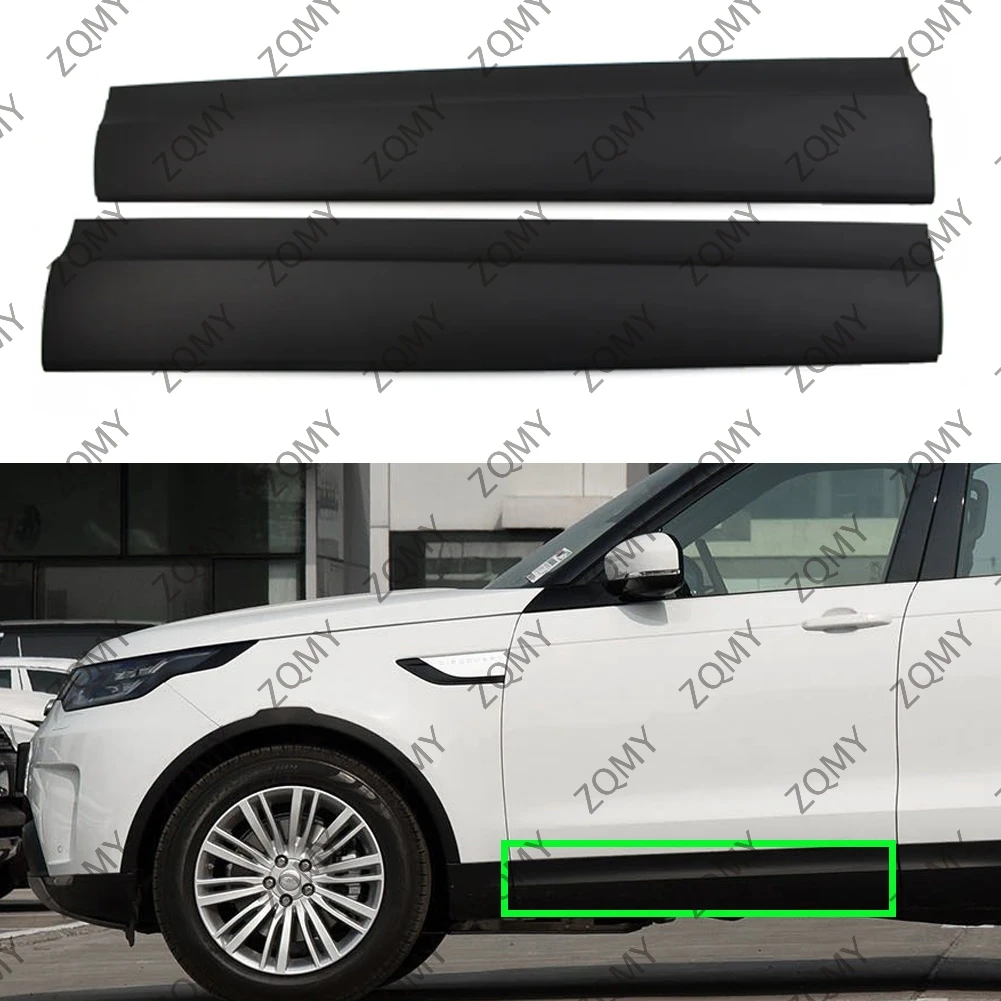 

1pcs Car Front Door Guard Exterior Panel Cover Decoration Trim For Land Rover Discovery 5 2017 2018 2019-2021 LR082943 LR082942