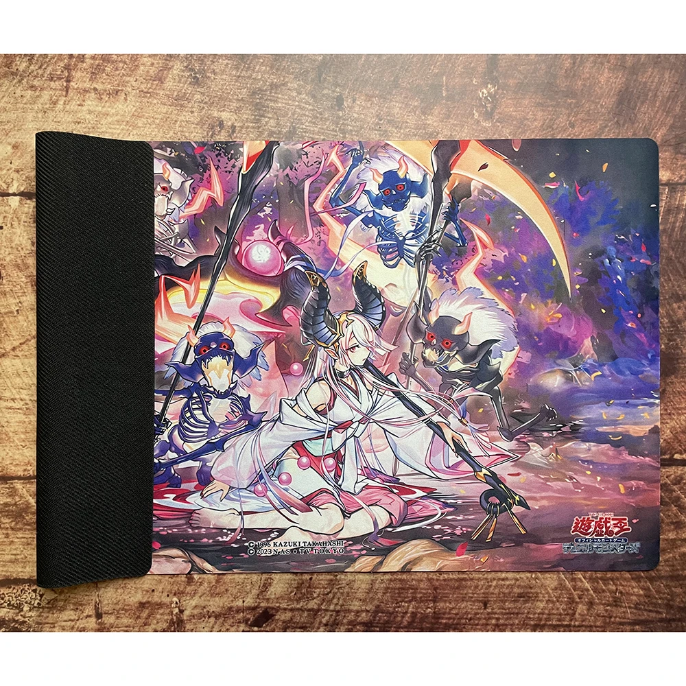 Yu-Gi-Oh Terrors of the Overroot Red Blossoms from Underroot Playmat TCG Pad YGO Mat TCG Yugioh Mat-75