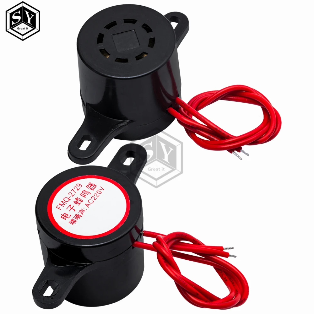 ZMQ-2729 부저 비퍼 AC220V 10mA 90DB 경보 사이렌을 사용한 실용적인 사용기